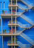 Blue building