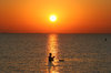 Sunrise with a Fisherman