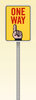 One Way Sign