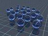 Glassballs on a grid