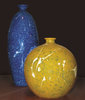 Gold over blue