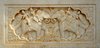 Elephants in marble
