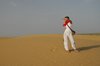 Lost in desert