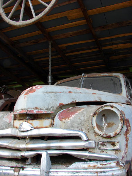 oldie but rustie 1: ancient cars in a rural museum, Romania