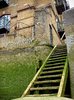 green stairs