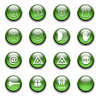 Glossy web button set.