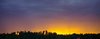 The sky is burning
