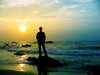 Sunset on Beach