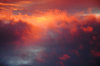 Blood red clouds