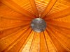 wooden roof beams