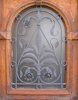 wrought-iron glass window