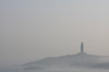 Foggy tower
