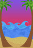 Palm tree border