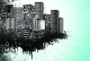 Urban grunge city