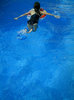 Swimming girl