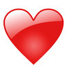 Glossy heart