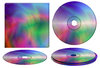 CD DVD - (Color) on white back
