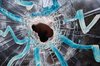 Shattered & painted glass 2