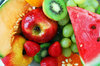 Colorful fresh group of fruits