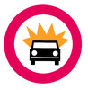Explosive materials forbidden