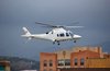 White helicopter