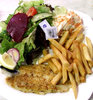 fish N chip salad