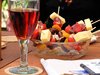 Wine and fruit