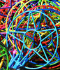 coloured decorations