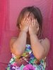 hiding face