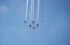 Acrobatic jet airplanes