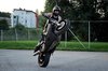 Biker stunt