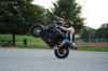 Biker stunt