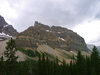 Mountain in clouds