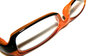 Orange/black reading glasses