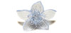 Plastic garnish flower
