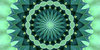 green leaf mandala
