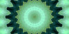 green leaf mandala