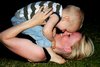 Mum and child play