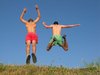 boys jumping