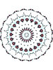 crystal boomerang circles
