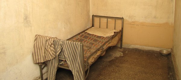 prison bed: prison cell - from the Communism victims Memorial in ...