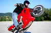 Biker stunt