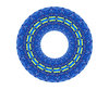 blue patterned doughnut