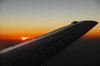 sunset at high altitude