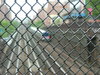 New York Subway Through Fence