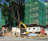 construction cover-up