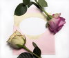 letter and rose concept