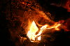 open fire