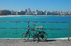 Bicycle, ocean & City