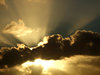 sun rays & storm clouds
